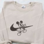 Mickey Mouse x Swoosh Embroidered Shirt – Halloween & Disney Characters – Best Family Gift Ideas Mickey Mouse x Swoosh Embroidered Shirt – Halloween & Disney Characters – Best Family Gift Ideas