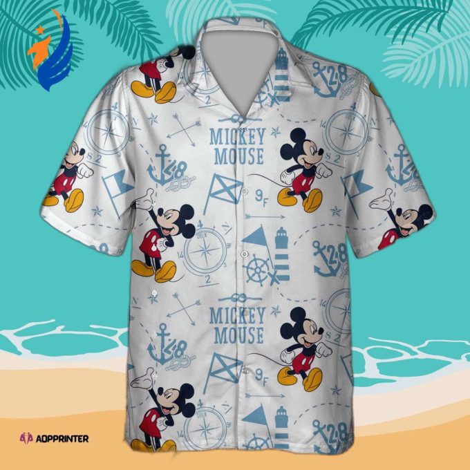 Stylish Mickey Pattern 3D Hawaiian Shirt for Men and Women – New Aloha Shirt for Maximum Trendiness