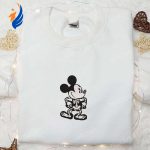 Mickey Skeleton & Disney Halloween Embroidered Shirt – Best Halloween Gifts for Family Mickey Skeleton & Disney Halloween Embroidered Shirt – Best Halloween Gifts for Family