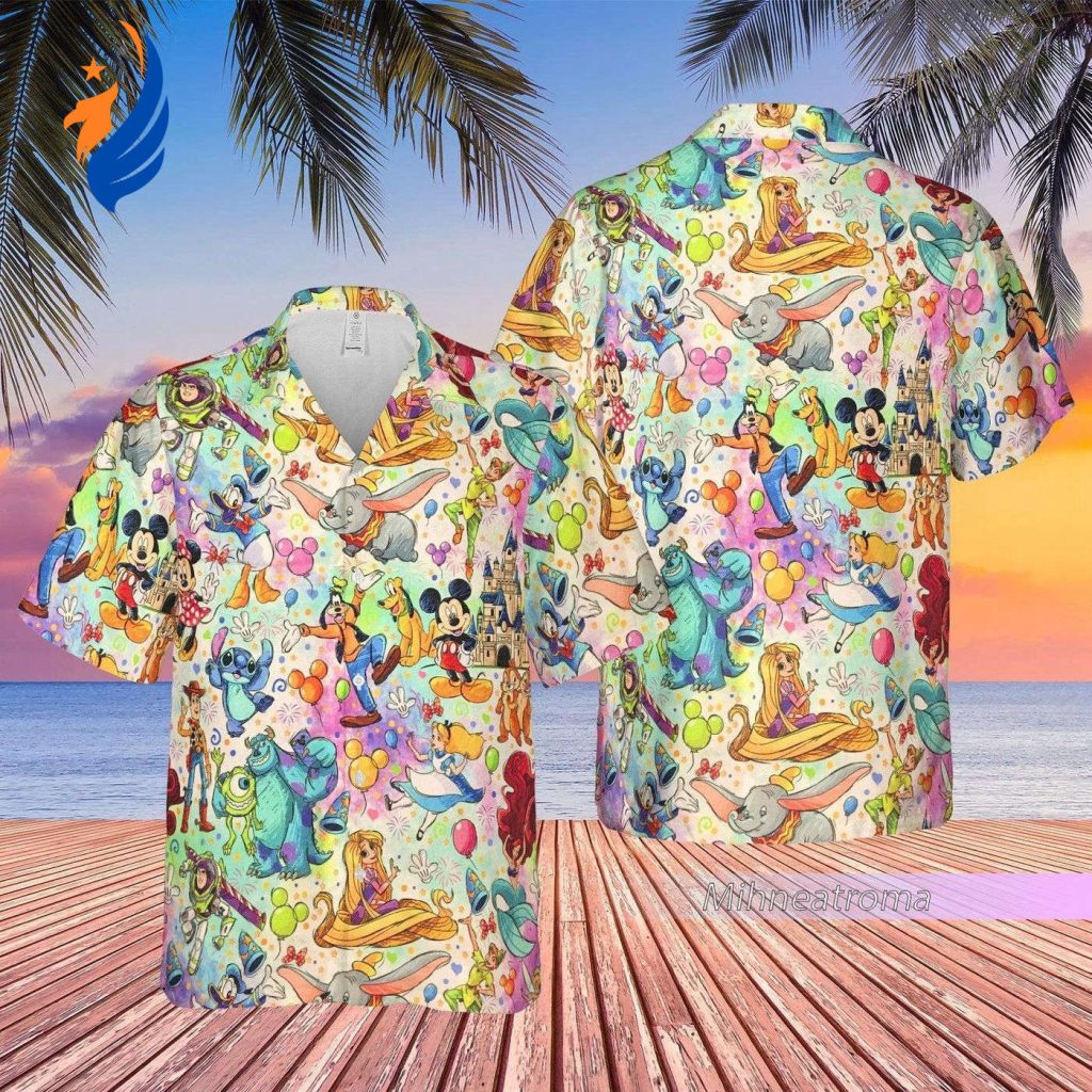 Disney Mickey Stitch Ohana Hawaiian Shirt – Funny Gift for Men and Women Perfect for Disneyland Fans Disney Mickey Stitch Ohana Hawaiian Shirt – Funny Gift for Men and Women Perfect for Disneyland Fans