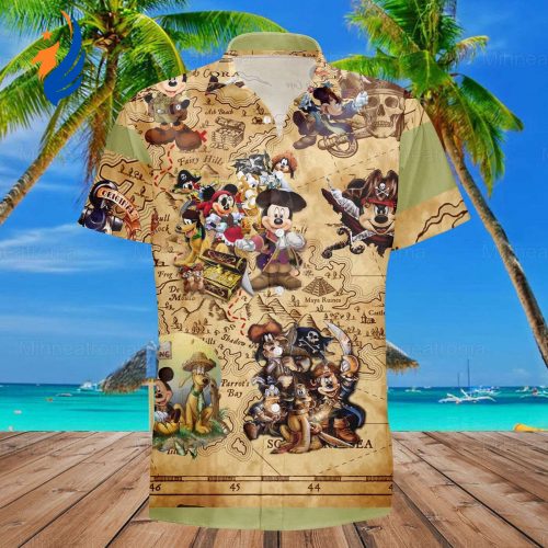 Discover the Magic with Mickey Treasure Hunting & Hawaiian Shirts for Summer Beach Trips – Shop Now!