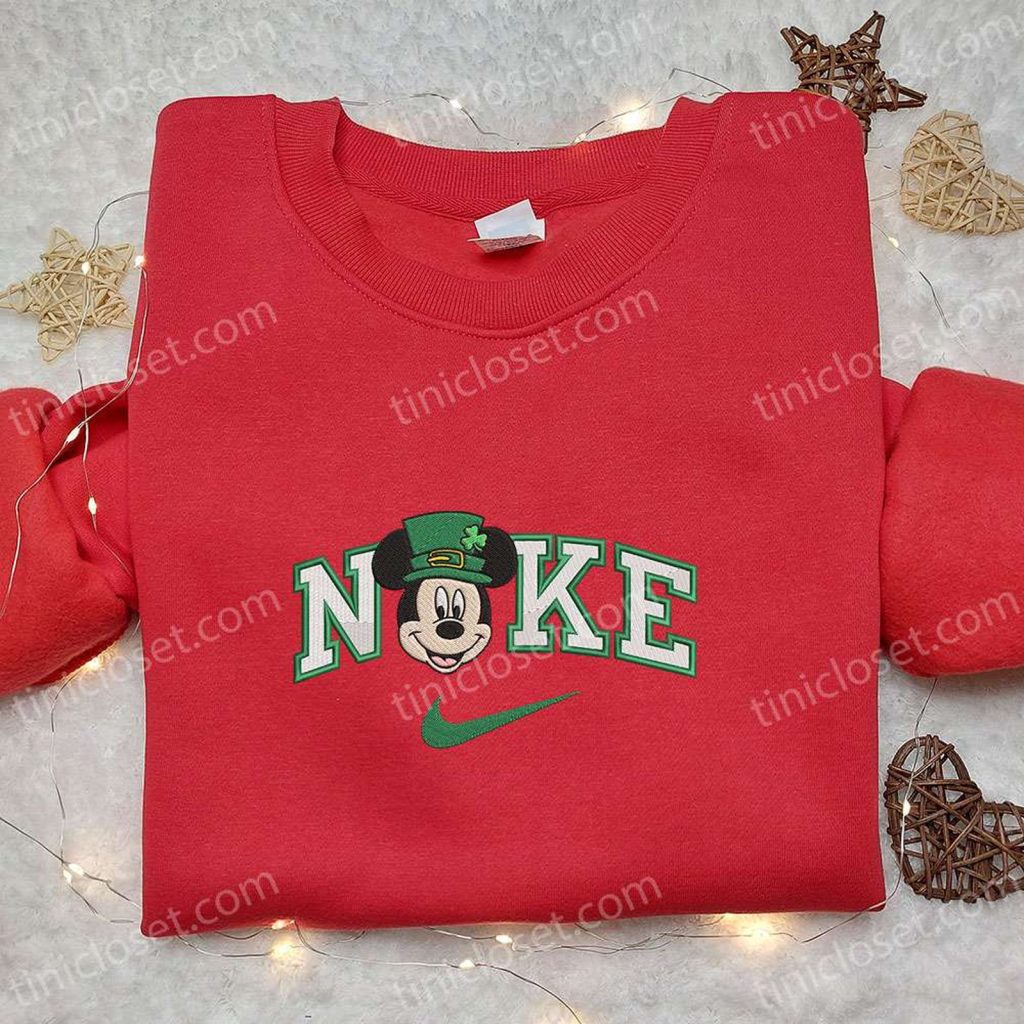Disney Characters Embroidered Shirt + Mickey Shamrock Hat x Nike: Celebrate Saint Patrick s Day with Style! Disney Characters Embroidered Shirt + Mickey Shamrock Hat x Nike: Celebrate Saint Patrick s Day with Style!