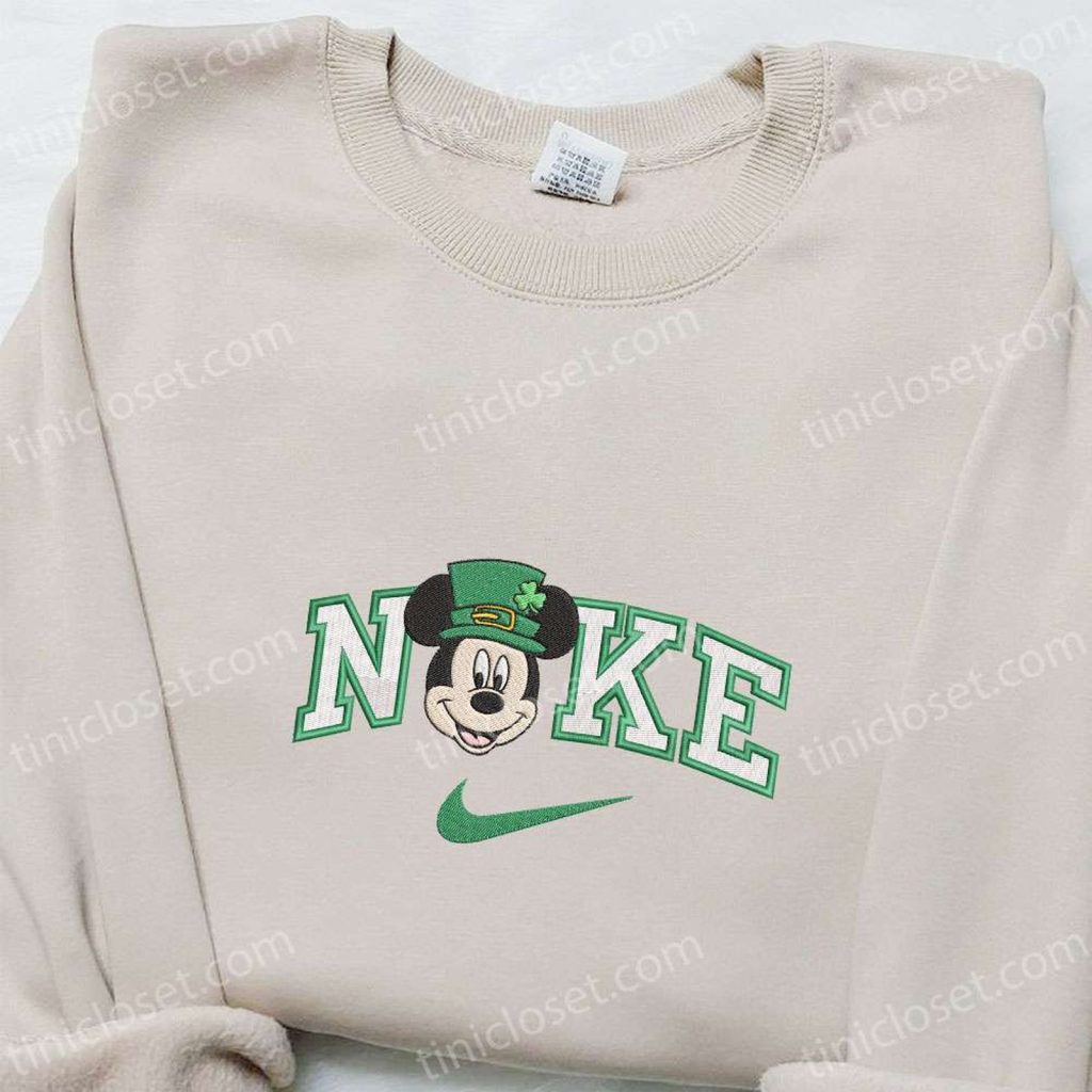 Disney Characters Embroidered Shirt + Mickey Shamrock Hat x Nike: Celebrate Saint Patrick s Day with Style! Disney Characters Embroidered Shirt + Mickey Shamrock Hat x Nike: Celebrate Saint Patrick s Day with Style!