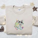 Disney Characters Embroidered Shirt & Hoodie: Mickey with Easter Eggs Thanksgiving Gift Ideas Disney Characters Embroidered Shirt & Hoodie: Mickey with Easter Eggs Thanksgiving Gift Ideas