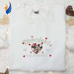 Disney Characters Embroidered Shirt Mickeyloveland Valentine’s Day Theme