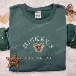 Disney Characters Embroidered Shirt & Hoodie: Perfect Christmas Gifts from Mickey’s Gingerbread Baking Co! Disney Characters Embroidered Shirt & Hoodie: Perfect Christmas Gifts from Mickey’s Gingerbread Baking Co!