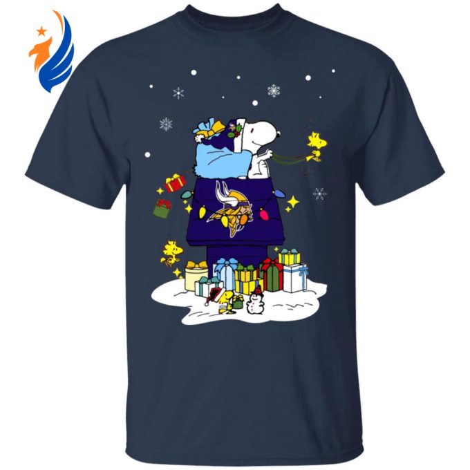Get Festive with the Minnesota Vikings Santa Snoopy Shirt – Wish You a Merry Christmas! Get Festive with the Minnesota Vikings Santa Snoopy Shirt – Wish You a Merry Christmas!