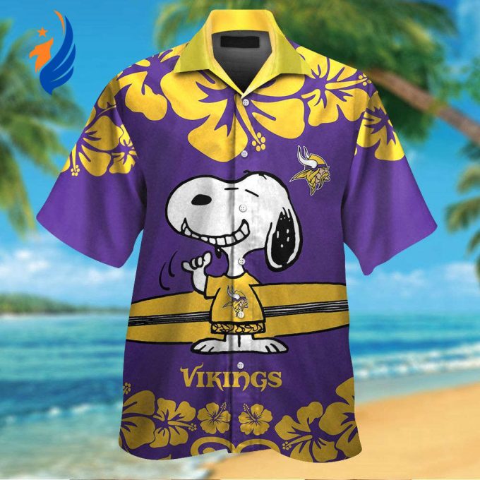 Minnesota Vikings & Snoopy Hawaiian Shirt #3: Show Your Team Spirit with this Unique NFL Apparel! Minnesota Vikings & Snoopy Hawaiian Shirt #3: Show Your Team Spirit with this Unique NFL Apparel!
