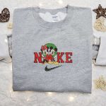 Disney Minnie & Mickey Christmas x Nike Embroidered Sweatshirt: Festive Characters Movie Merry Christmas Shirt Best Gift Ideas Disney Minnie & Mickey Christmas x Nike Embroidered Sweatshirt: Festive Characters Movie Merry Christmas Shirt Best Gift Ideas