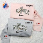 Minnie & Mickey Spooky Mummy x Nike Couple Shirt Disney Embroidered Hoodie & Sweatshirt