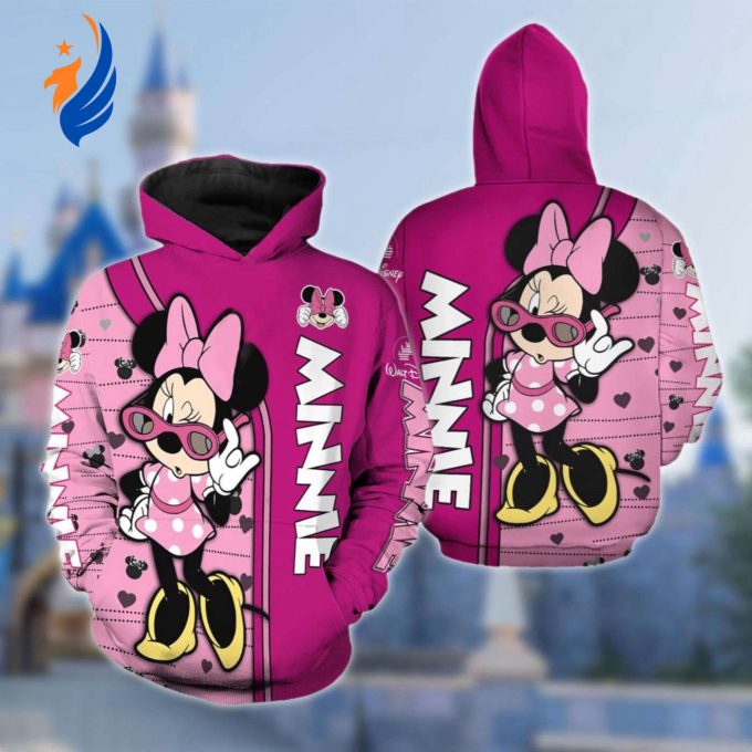 Minnie Mouse 3D All Over Print Shirt: Engaging Minnie Shirt Hoodie and Sweatshirt for Mickey Girlfriend – Ideal Birthday Gift for Family Minnie Mouse 3D All Over Print Shirt: Engaging Minnie Shirt Hoodie and Sweatshirt for Mickey Girlfriend – Ideal Birthday Gift for Family