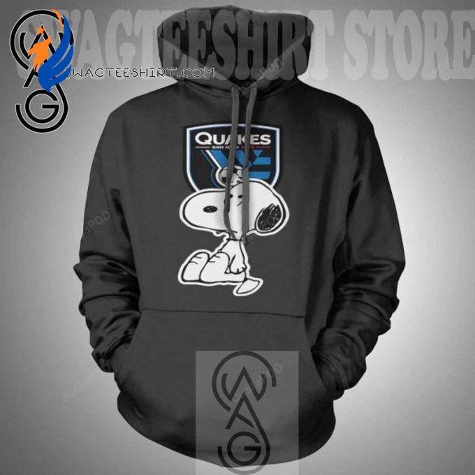 Exclusive MLS San Jose Earthquakes Snoopy Hoodie – Stylish AOP Shirt Exclusive MLS San Jose Earthquakes Snoopy Hoodie – Stylish AOP Shirt