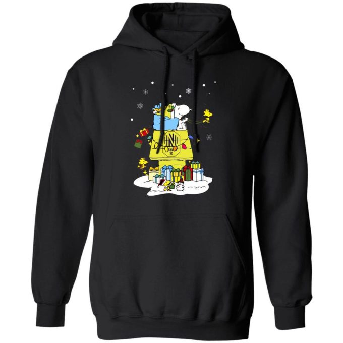 Nashville SC Santa Snoopy Shirt: Spread Holiday Cheer with a Merry Christmas Wish – Limited Edition!