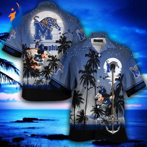 Shop the Trendy NCAA Memphis Tigers Mickey Mouse Hawaiian Shirt – Perfect for Aloha Vibes!