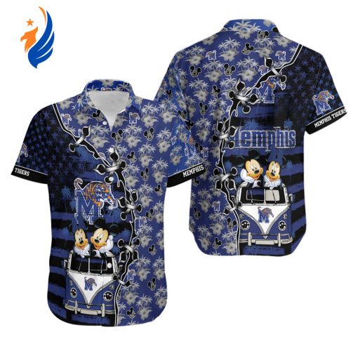 Shop NCAA Memphis Tigers Mickey Mouse Hawaiian Shirt V2 – Men & Women Aloha Shirt