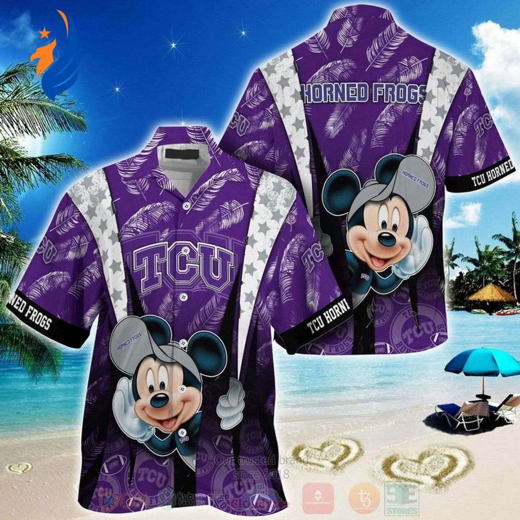 Shop NCAA TCU Horned Frogs Mickey Mouse Hawaiian Shirt – Men & Women Aloha Shirt Shop NCAA TCU Horned Frogs Mickey Mouse Hawaiian Shirt – Men & Women Aloha Shirt