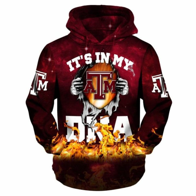 NCAA Texas A&M Aggies Baby Groot Pullover Hoodie AOP Shirt