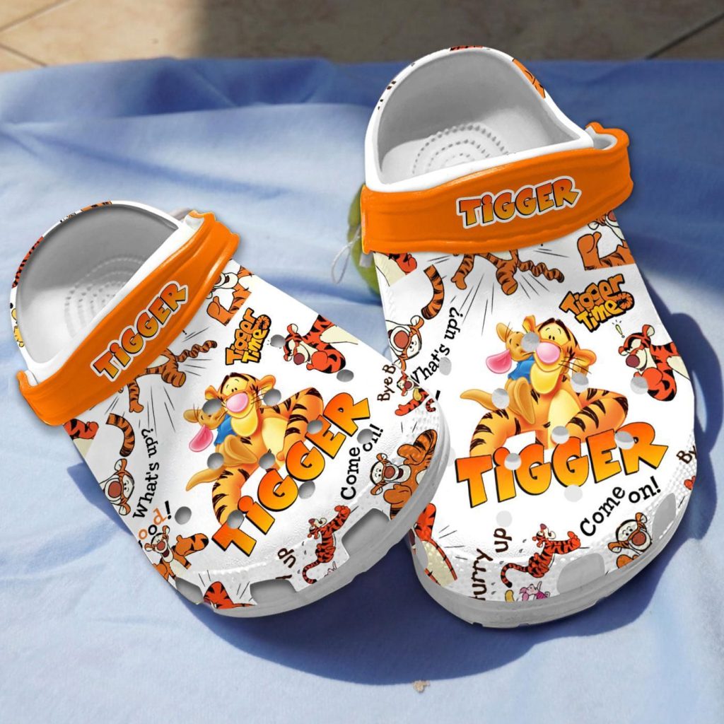 New Clogs Winnie The Pooh Tigger Cartoon Clogs For Kids And Adults New Clogs Winnie The Pooh Tigger Cartoon Clogs For Kids And Adults