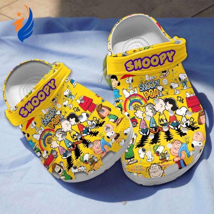 New Design Cartoon Peanuts Snoopy Clogs, Soft And Lightweight Clogs For Outdoor Activity