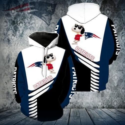 Get Game Day Ready with New England Patriots Snoopy 3D T Shirt Hoodie Sweater