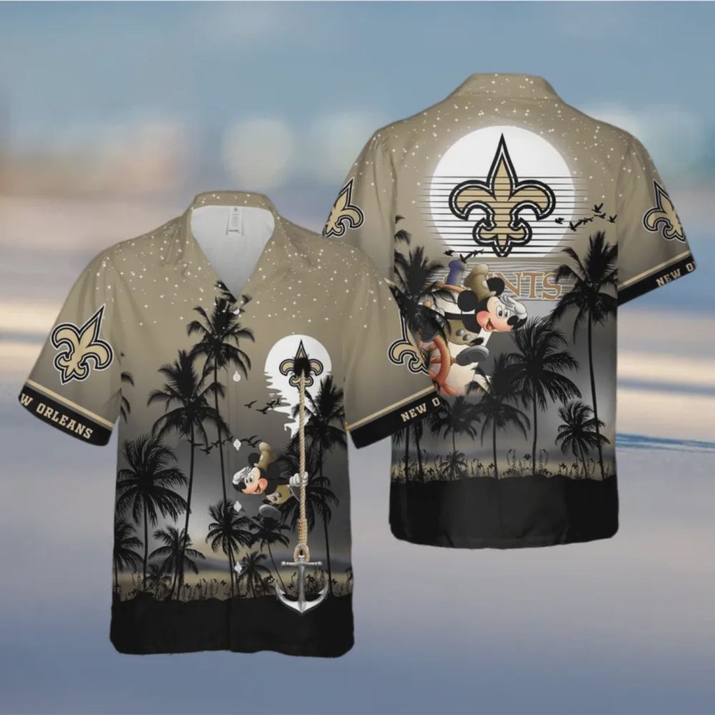 Get the Ultimate New Orleans Saints Mickey and Beach Night Hawaiian Shirt – Perfect for Game Day or Vacation! Get the Ultimate New Orleans Saints Mickey and Beach Night Hawaiian Shirt – Perfect for Game Day or Vacation!