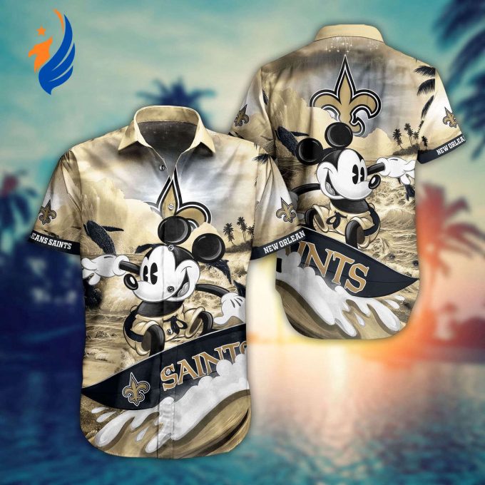 Stylish & Sporty: New Orleans Saints Mickey NFL Hawaiian 2021 Shirt – Limited Edition Stylish & Sporty: New Orleans Saints Mickey NFL Hawaiian 2021 Shirt – Limited Edition
