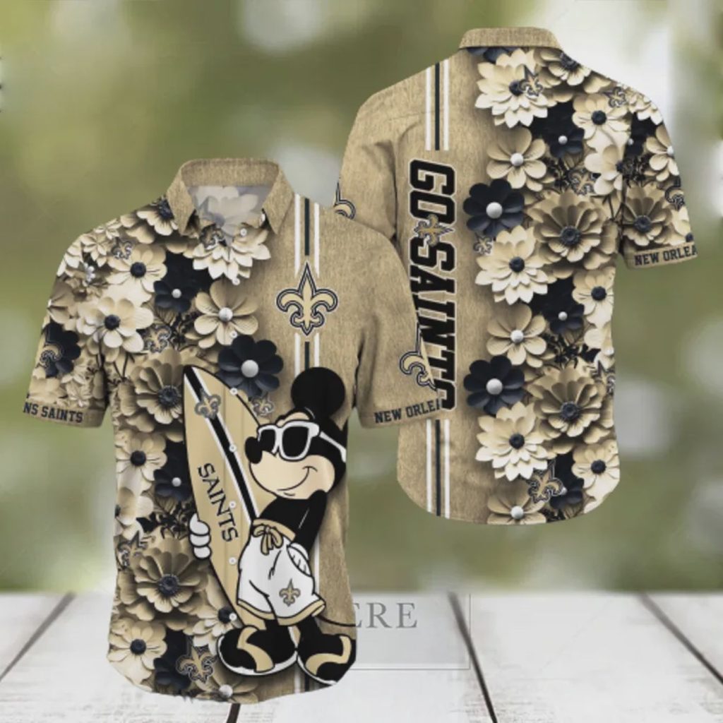 Shop the New Orleans Saints NFL Aloha Mickey Hawaiian Shirt – Perfect for Fans! Shop the New Orleans Saints NFL Aloha Mickey Hawaiian Shirt – Perfect for Fans!