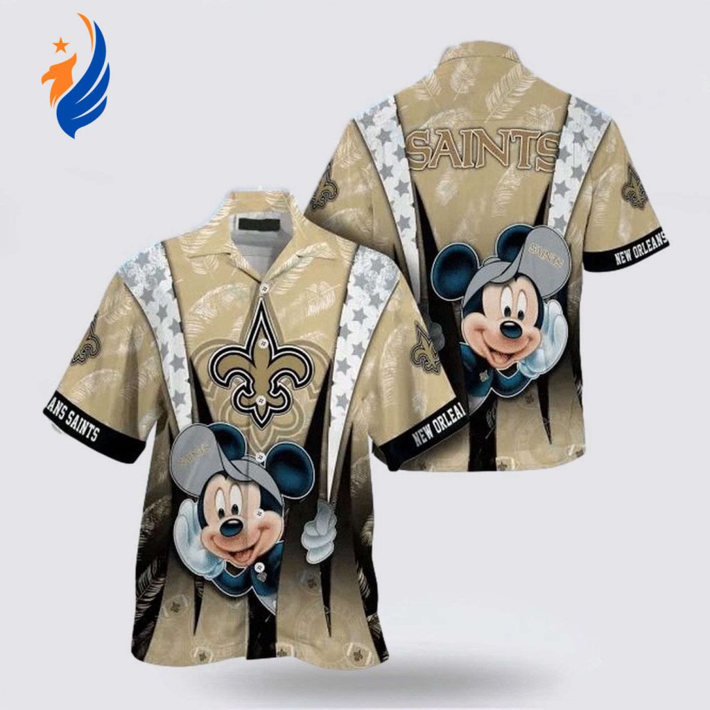 Show your team spirit with this New Orleans Saints NFL Mickey Mouse Hawaiian Shirt – a must-have for dedicated fans! Show your team spirit with this New Orleans Saints NFL Mickey Mouse Hawaiian Shirt – a must-have for dedicated fans!