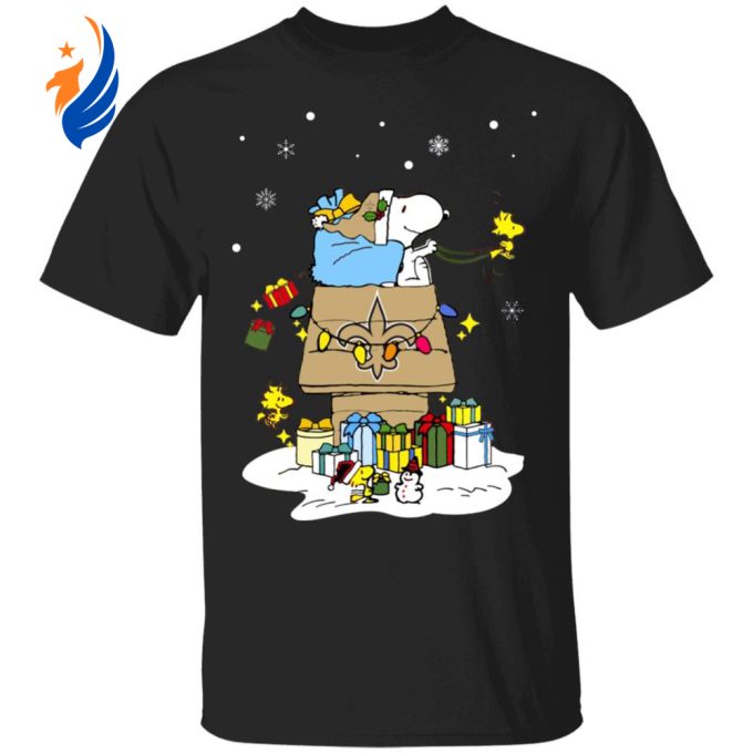 Get Festive with New Orleans Saints Santa Snoopy Christmas Shirt – Spread Holiday Cheer! Get Festive with New Orleans Saints Santa Snoopy Christmas Shirt – Spread Holiday Cheer!