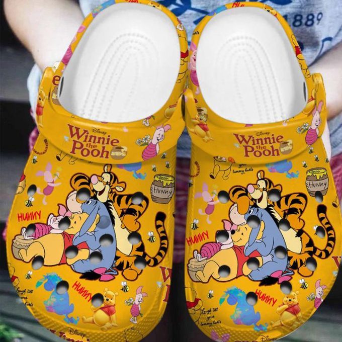 New Winnie The Pooh Clogs, Comfortable Cartoon Clogs For Kids And Adults