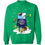 Spread Holiday Cheer with NYC FC Santa Snoopy Merry Christmas Shirt Spread Holiday Cheer with NYC FC Santa Snoopy Merry Christmas Shirt
