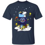 Spread Holiday Cheer with NYC FC Santa Snoopy Merry Christmas Shirt Spread Holiday Cheer with NYC FC Santa Snoopy Merry Christmas Shirt