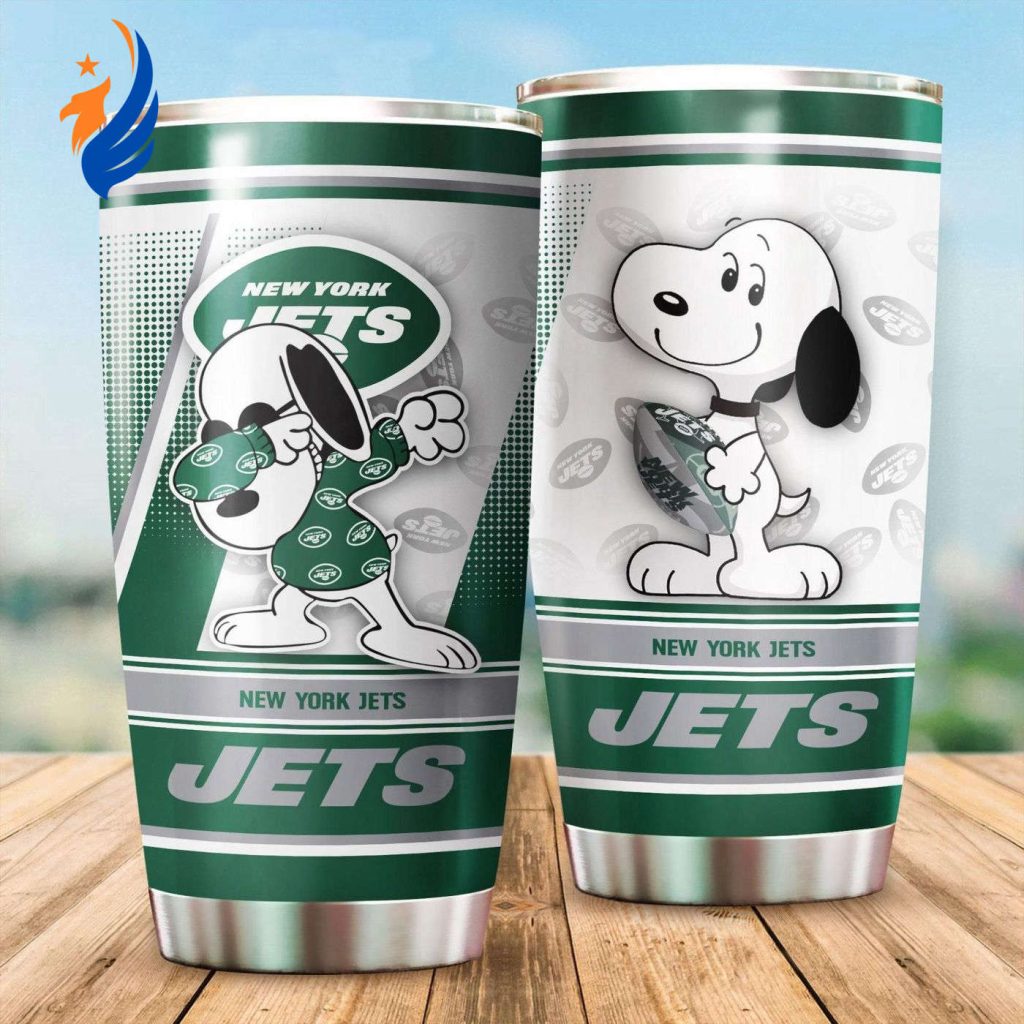 New York Jets Snoopy – Stainless Steel Tumbler New York Jets Snoopy – Stainless Steel Tumbler