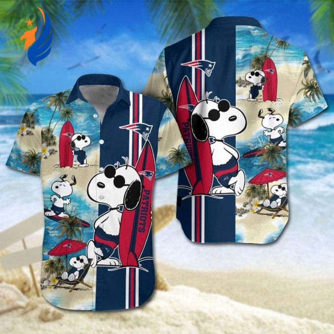 Shop the Trendy NFL New England Patriots Middily Snoopy Hawaiian Shirt – Perfect for Men & Women Aloha Style!