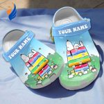 Nice Design Of Snoopy And Colorful Paints Clogs For Kids And Adults Nice Design Of Snoopy And Colorful Paints Clogs For Kids And Adults