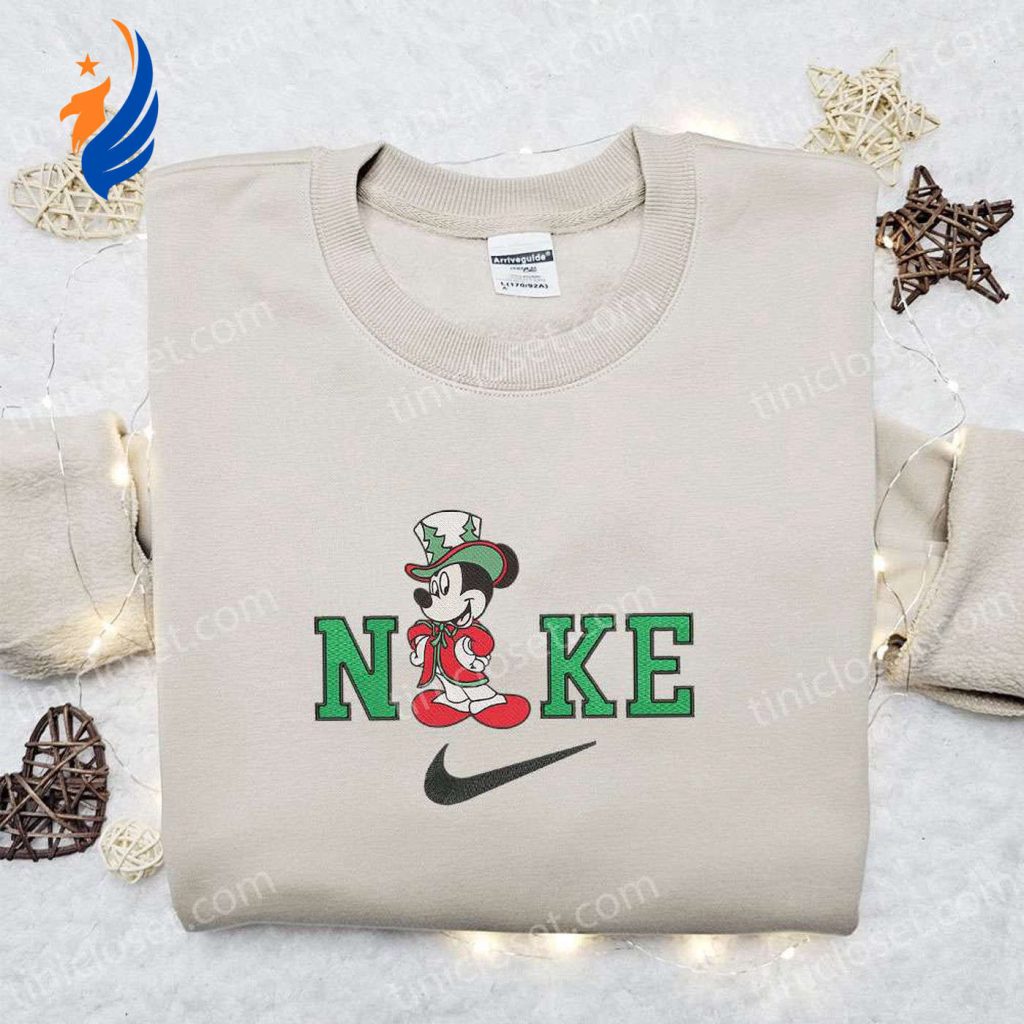 Nike Christmas x Elegant Mickey Mouse Embroidered Sweatshirt – Best Movie Christmas Gift Ideas Nike Christmas x Elegant Mickey Mouse Embroidered Sweatshirt – Best Movie Christmas Gift Ideas