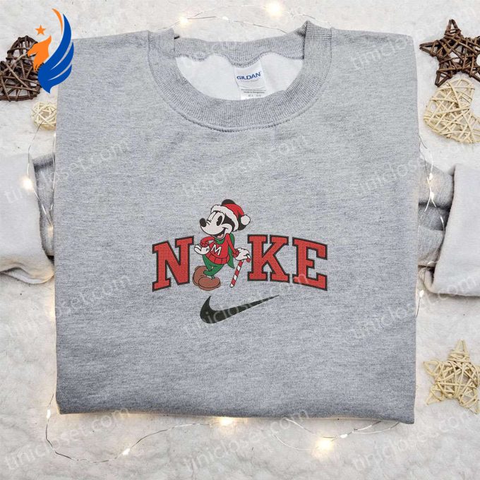 Nike Christmas x Mickey Embroidered Sweatshirt – Festive Shirt for Best Christmas Gift Ideas Nike Christmas x Mickey Embroidered Sweatshirt – Festive Shirt for Best Christmas Gift Ideas