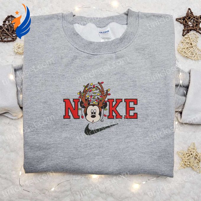 Nike Christmas x Mickey Reindeer Sweatshirt: Disney Characters Movie Merry Christmas Embroidered Shirt – Perfect Christmas Gift Ideas Nike Christmas x Mickey Reindeer Sweatshirt: Disney Characters Movie Merry Christmas Embroidered Shirt – Perfect Christmas Gift Ideas