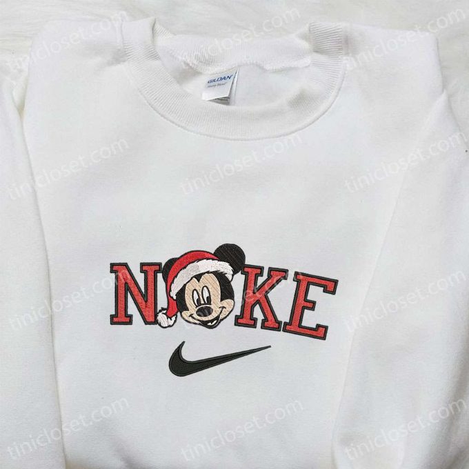 Nike Christmas x Mickey Xmas Hat Embroidered Sweatshirt & Shirt: Best Gift Ideas for a Festive Xmas