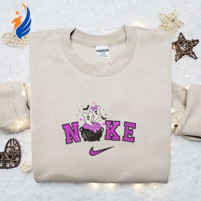 Spooky Nike Halloween x Mickey & Minnie Ghost Sweatshirt: Best Disney Characters Embroidered Shirt Great Halloween Gift Ideas Spooky Nike Halloween x Mickey & Minnie Ghost Sweatshirt: Best Disney Characters Embroidered Shirt Great Halloween Gift Ideas