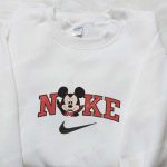 Nike Halloween x Mickey Head Dracula Sweatshirt Disney Characters Embroidered Shirt Best Halloween Gift Ideas Nike Halloween x Mickey Head Dracula Sweatshirt Disney Characters Embroidered Shirt Best Halloween Gift Ideas
