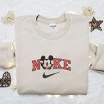 Nike Halloween x Mickey Head Dracula Sweatshirt Disney Characters Embroidered Shirt Best Halloween Gift Ideas Nike Halloween x Mickey Head Dracula Sweatshirt Disney Characters Embroidered Shirt Best Halloween Gift Ideas