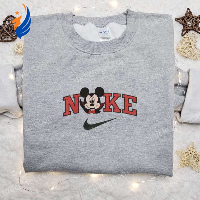 Spooky Nike Halloween x Mickey Dracula Sweatshirt – Disney Characters Embroidered Shirt Best Halloween Gift Ideas Spooky Nike Halloween x Mickey Dracula Sweatshirt – Disney Characters Embroidered Shirt Best Halloween Gift Ideas