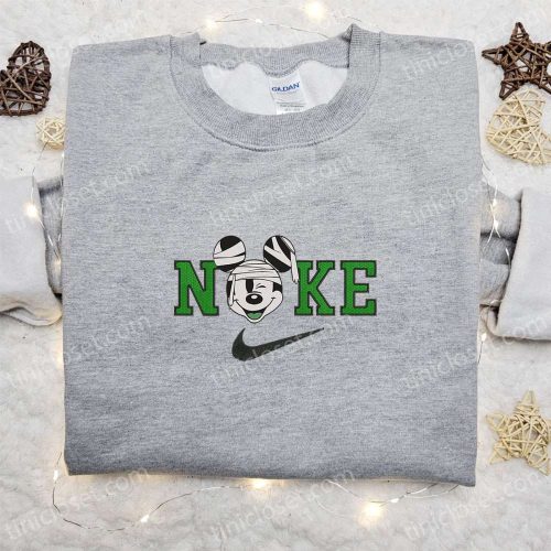 Nike Halloween x Mickey Mouse Head Mummy Embroidered Sweatshirt: Disney Halloween Shirt – Best Gift Ideas