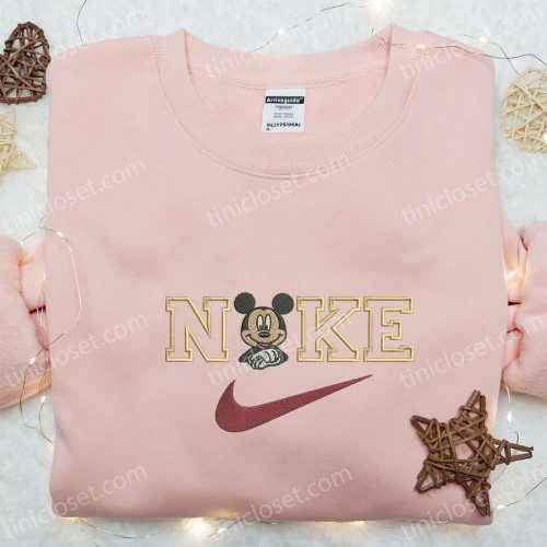 Nike x Baby Mickey Embroidered Sweatshirt: Disney Shirt for the Best Gift Ideas