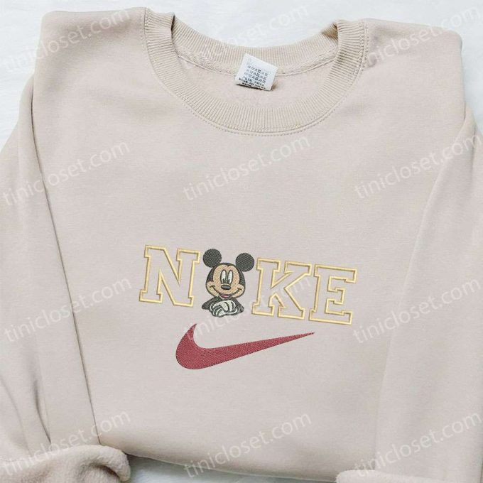 Nike x Baby Mickey Embroidered Sweatshirt: Disney Shirt for the Best Gift Ideas