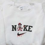 Spooktacular Nike x Halloween Mickey Embroidered Shirt – Disney Inspired Halloween Attire