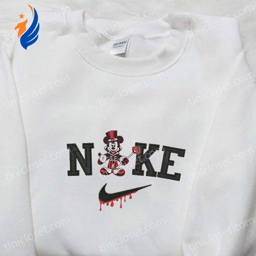 Spooky Style: Nike x Halloween Mickey Embroidered Shirt – Perfect Disney Halloween Inspired Apparel! Spooky Style: Nike x Halloween Mickey Embroidered Shirt – Perfect Disney Halloween Inspired Apparel!