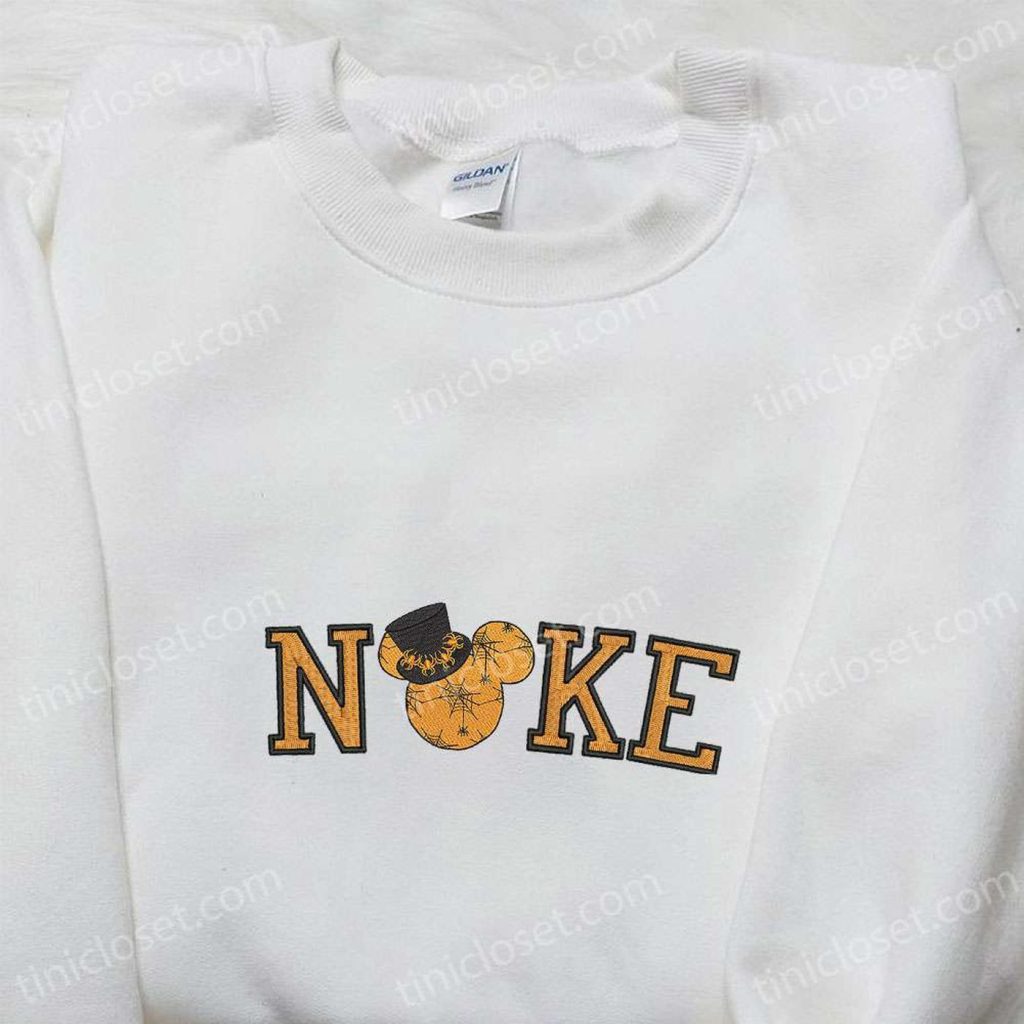 Spooky Style Alert: Nike x Halloween Mickey Mouse Head Shirt Disney Hoodie & Nike Inspired Sweatshirt Spooky Style Alert: Nike x Halloween Mickey Mouse Head Shirt Disney Hoodie & Nike Inspired Sweatshirt