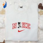 Exclusive Nike x Karate Mickey & Disney Characters Embroidered Shirt: Customized Style!